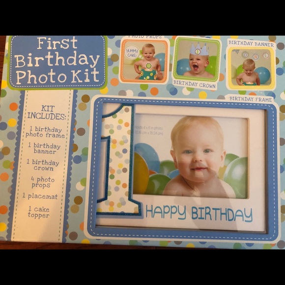 baby's first birthday frame